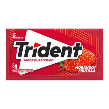 Chiclete Morango Trident 5un 8g