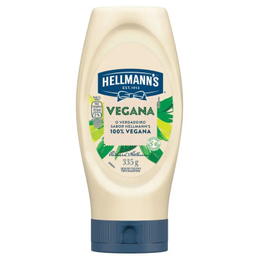 Maionese Vegana Squeeze Hellmanns 335g