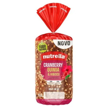 Pão Cranberry Quinoa Nutrella 350g