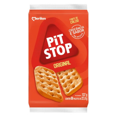 Biscoito Pit Stop Original Marilan 137g