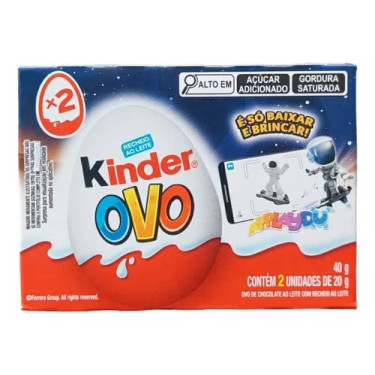 Chocolate Kinder Ovo 20x2g Applaydu Espaço