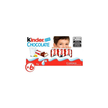 Chocolate 6 Barras Kinder 75g