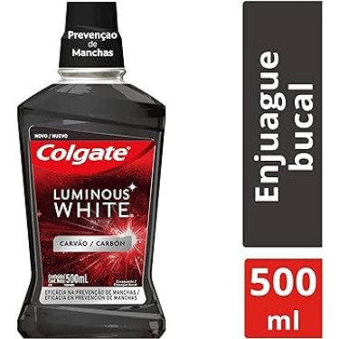 Enxaguante Bucal Plax Lum.White Carvao Colgate 500ml