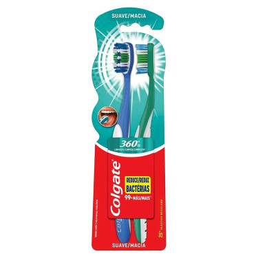 Escova Dental 360 Colgate Limp.Comp. Lv2pg1un