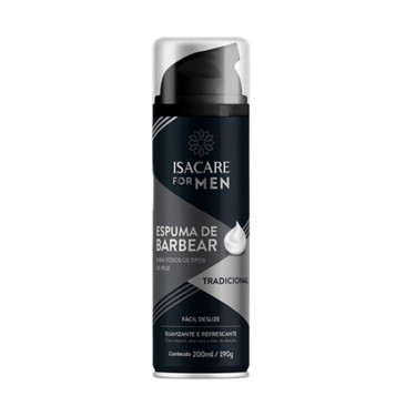Espuma  barbear Men Isacare 150ml