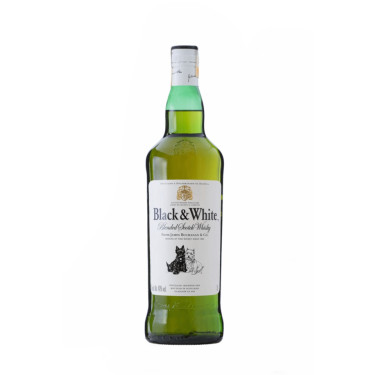 Whisky Blended Black & White 1L