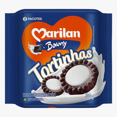 Biscoito Tortinhas Marilan 300G Bauny