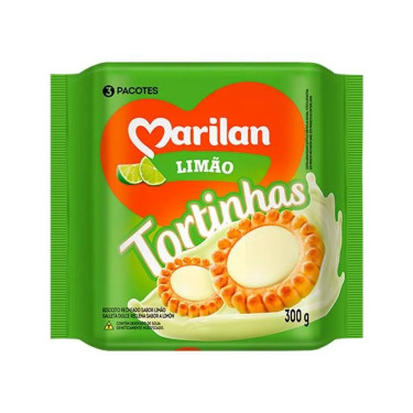 Biscoito Tortinhas Limão Marilan 300g