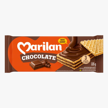 Biscoito Wafer Marilan 115g Chocolate