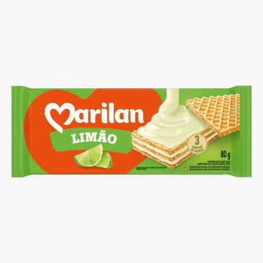 Biscoito Wafer Marilan 115g Limão