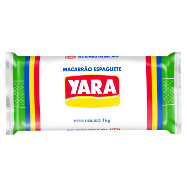 Macarrão Vilma 1Kg Yara Espaguete 0