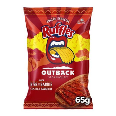 Batata Outback Ribs Ruffles Elma Chips 65g