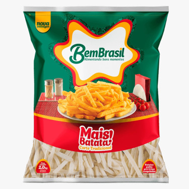Batata Palito Congelada Bem Brasil 2KG