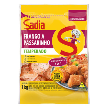 Frango a Passarinho Sadia Temperado KG