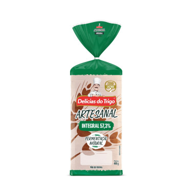 Pao Forma Artesanal Integral Delicias Trigo 450g