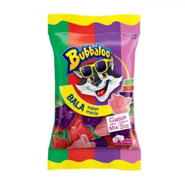 Bala Mix Sortida Bubbaloo 15g