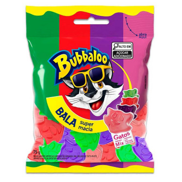 Bala Mix Sortida Bubbaloo 75g