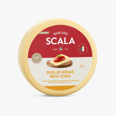 Queijo Meia Cura Scala Fracionado a cada 600g 