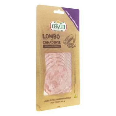Lombo Canadense Fatiado Ceratti 100g