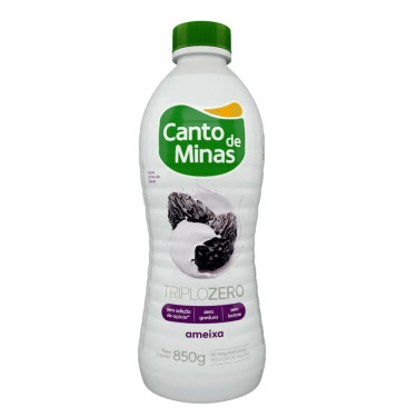 Iogurte Canto de Minas Triplo Zero 850g Ameixa