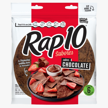 Massa Rap 10 Chocolate Pullman 198g