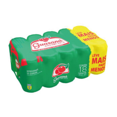 Refrigerante Guaraná Antarctica 18x350ML