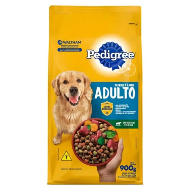 Ração Adulto Dry Carne Vegetais Pedigree 900g