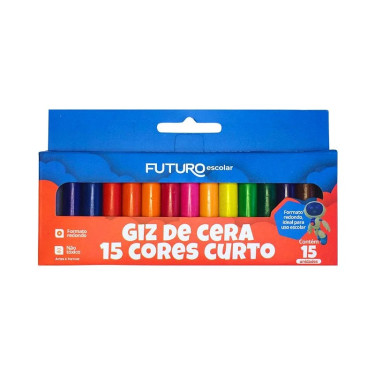 Giz Cera Bastao Metallic Cores Futuro 12un