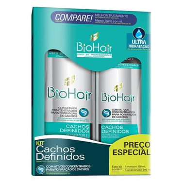 Kit.Sh.+cond.Cachos Biohair 350g
