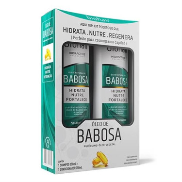 Kit.Sh.+cond.Oleo De Babosa Biohair 350g