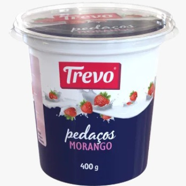Iogurte Grego Morango Trevo 400g