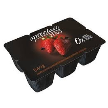 Iogurte Morango Triplo Zero Apreciare 480g