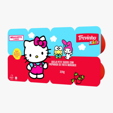 Iogurte Petit Suisse Hello Kitty Mor.Trevinho 320g