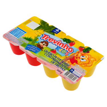 Iogurte Petit Suisse Morango Banana Trevinho 320g