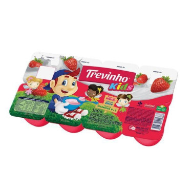 Iogurte Petit Suisse Morango Trevinho 320g
