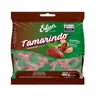 Bala Dura Tamarindo Erlan 400g
