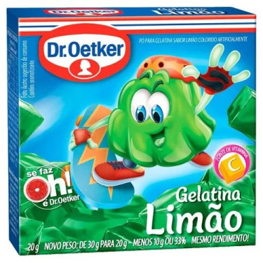 Gelatina Dr.Oetker 20g Limão