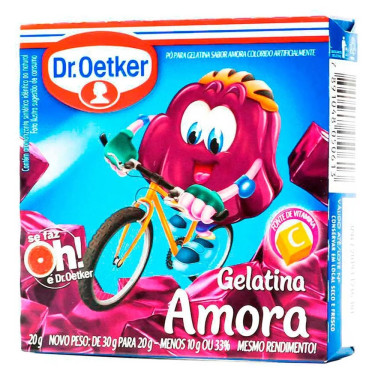 Gelatina Dr.Oetker 20g Amora 