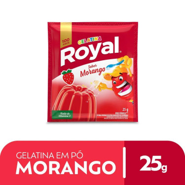 Gelatina Morango Royal 25g Sh