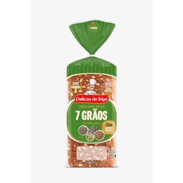 Pão Integral Delicias do Trigo 7 Graos 58,4% Integral 380g