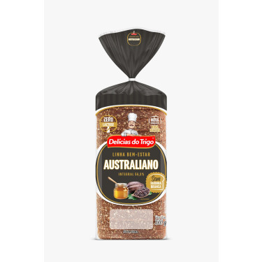 Pão Integral Delicias do TrigoAustraliano 56,3% Integral 380g