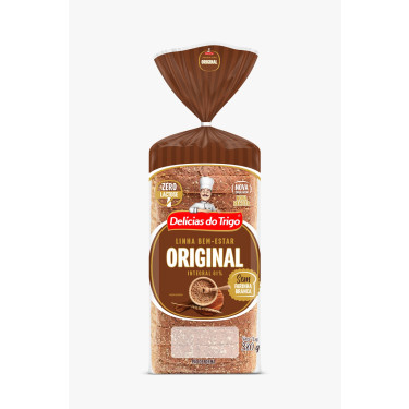 Pão Integral Delicias do Trigo Original 61% Integral 380g