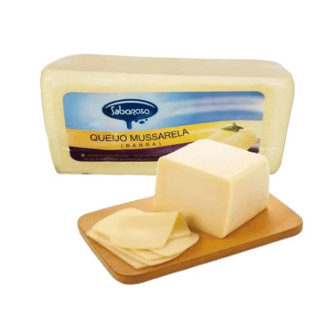 Queijo Mussarela Fatiado Saboroso a cada 100G