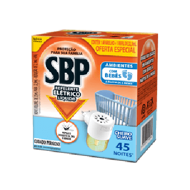 Inseticida Eletronico Liquido Suave Aparelho + Refil  SBP
