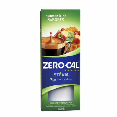 Adoçante Zero Cal Stevia 80ML