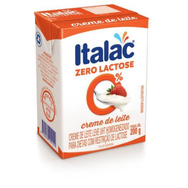 Creme Leite Italac 200g TP Zero Lactose 