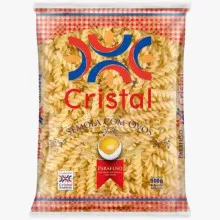 Macarrão Ovos Parafuso Cristal 500g