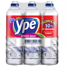 Detergente Ypê Líquido 500ml Clear 6 Unidades 10% Desconto